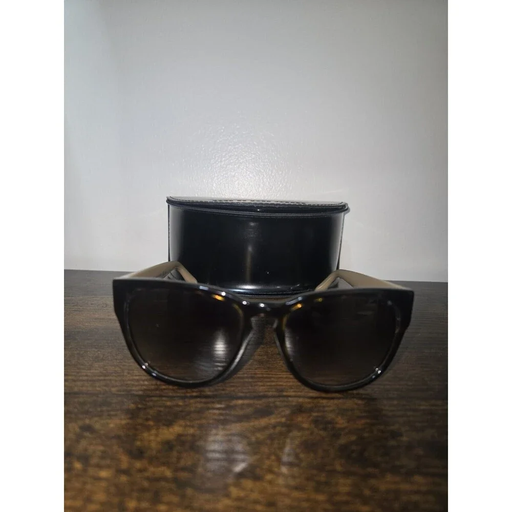 Marc by Marc Jacobs MMJ 230/S Beige & Black Striped Sunglasses Designer +‎ Case